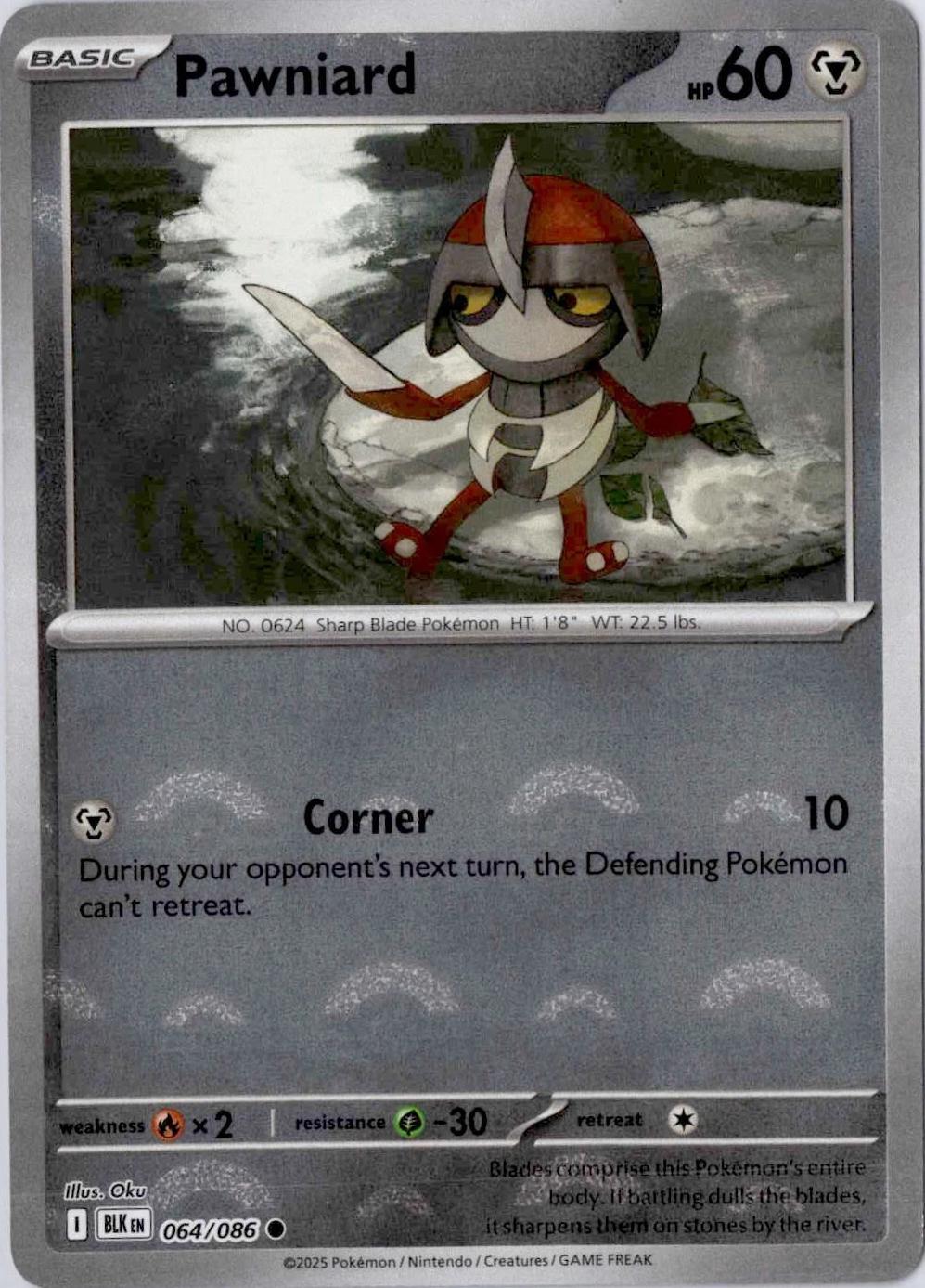 Black Bolt Pawniard [Poke-Ball] Pokémon card